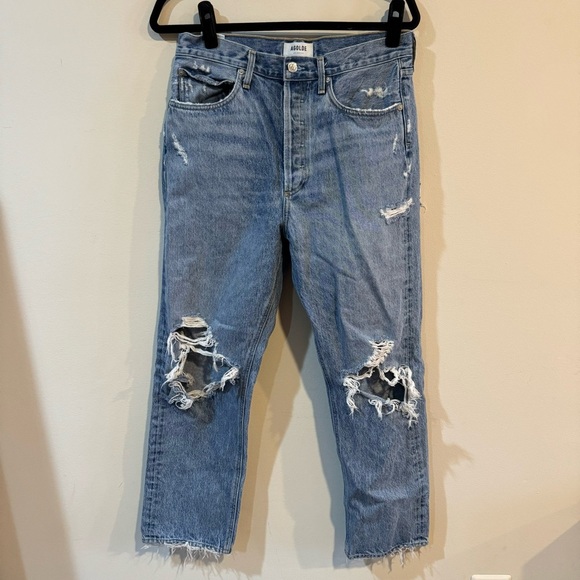 Agolde 90s Jean Mid Rise Loose Fit Fall Out - Picture 2 of 9